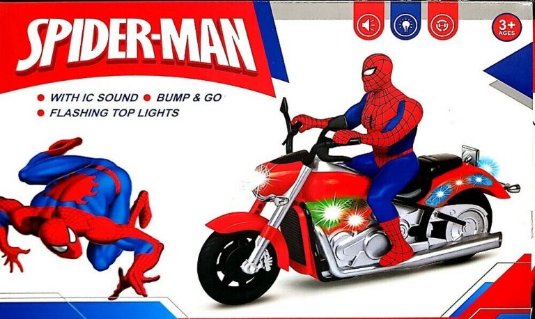 spiderman motorcycle toys