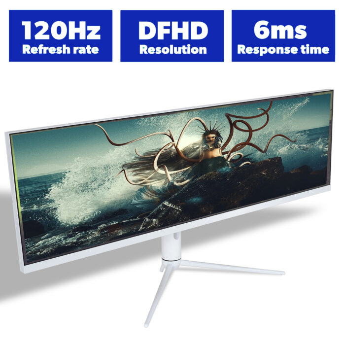 Super UltraWide 43" Monitor with 120Hz from ElectriQ - Laptops & Computer